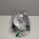 KIMODE Anti Fatigue Kitchen Mat,Black Boho Kitchen Rugs Non Slip Sets of 2,Kitchen mats for Floor Cushioned,Morocco Geometric Memory Foam Cushioned Standing Mats for Sink,Laundry,Office (17.3" x 47 "+ 17.3" x 29 "--0.47 inches)