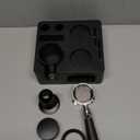 ShanSon Espresso Accessories Kit,7in1 51mm Compact Espresso Tamper Set: Espresso Tamper, Distributor, Bottomless Portafilter, Dosing Funnel,Station