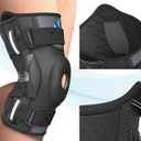 NEENCA Professional Knee Brace for Knee Pain, Hinged Knee Support with Patented X-Straps Fiting System, Strong Stability for Joint Pain Relief, Arthritis, Meniscus Tear, ACL, PCL, MCL, Sports, Workout