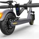 Electric Scooter, 350W Foldable Electric Scooters Adult with 25-30km Range, Max Speed 25KM/H, 8.5in Solid Tire, 3 Speed Mode Double Braking System Fast e Scooter for Adults and Teens