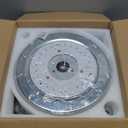 36" Fandelier, Crystal Ceiling Fan with Lights and Remote, Invisible Retractable Dimmable Chandelier Fan, 6-Speed Reversible Timer Ceiling Fan Light Kit for Bedroom Living Room Dining Room-Chrome