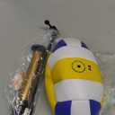 Magicorange Volleyball, 1 Pack Official Size 5 Volleyballs- PU Leather Indoor Outdoor Soft Touch Volleyballs for Beach Play, Game,Gym,Training -Includes Ball Pump (Blue Yellow)