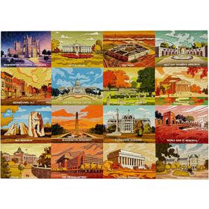 1000 Piece Puzzle for Adults  Washington DC Landmarks - Colorful Jigsaw Puzzles  Puzzles for Adults 1000 Pieces  Puzzles Size 2820 inches