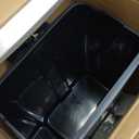 EKO Madison Brushed Stainless 50 Liter/13.2 Gallon Step Trash Can with Inner Liner - Fingerprint Resistant Finish