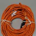 Southwire Woods 100ft Outdoor Extension Cord  Bright Orange, 16/2 Two-Prong  Durable SJTW Jacket for Landscaping & Light-Duty Power  Molded Plug