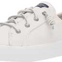 Sperry Women's Crest Vibe Core Sneaker (8.5 Wide, White)