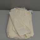 Tatuo 50 Pcs 10 x 12 Inches Muslin Cotton Drawstring Bags Canvas Linen Sachet Bag Reusable Empty Gift Pouch for Party Home Supplies