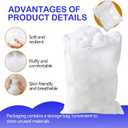 150g/5.29oz Polyfill Stuffing for Stuffed Animals,Toys, Cloud Decorations, and More Crafts - Hypoallergenic Soft Pillow Filling Stuffing, High Resilience Fill Fiber, Machine Washable, Natural White