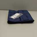 RYB HOME Blackout Tricia Window Door Curtains - Self Sticky Shades Thermal Insulated Light Block French Door Curtain Energy Efficient Double Blind, W 26 x L 69 inches, Navy, 1 Panel