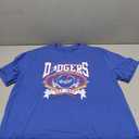 Baseball Shirts for Men Game Day Baseball Fan Shirt Mens Casual Baseball Team Short Sleeve Tees (Blue, XL)