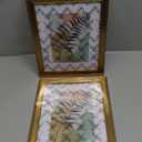 TWING 8x10 Gold Picture Frames Set of 6,Rustic Gold Frames Display Pictures 5x7 with Mat or 8x10 without Mat,Tabletop Display and Wall Mounting Collage Photo Frame Set for Wall Gallery