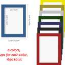 16 Pack Magnetic Picture Frames for Refrigerator with Quick Open Magnetic Cover, Holds 4x6 Photos Boho Style Fridge Magnets for Home, Office