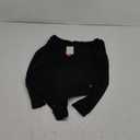 Popilush Long Sleeve Body suits for Women Thong Shapewear Bodysuit Tummy Control V Neck Shirt Going Out Tops (Large, Black)