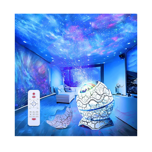 Dinosaur Egg Galaxy Star Projector Starry Light with Wireless Music Player, Night Light with White Noise, Nebula,Timer & Remote Control Best Gift & Decoration for Children's and Adults' Bedroom