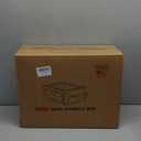 Secret Space 10 Pack XX Large Thicken Hard Shoe Organizer Storage Boxes for Closet, Modular Space Saving Shoe Boxes Clear Plastic Stackable Sneaker Containers Display Case with Lids, White