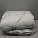 Ultra Soft Full Size Mattress Topper - Viscose Made from Bamboo Pillow Top Mattress Pad for Back Pain Relief - Naturally Cooling for Hot Sleepers, Green