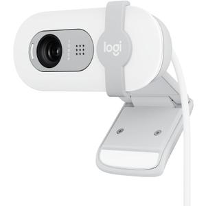Logitech Brio 100 Full HD 1080p Webcam for Meetings, Streaming, Desktop, Laptop, PC - Built-in Mic, Shutter, Works with Zoom, Microsoft Teams, Nintendo Switch 2s new GameChat Mode-Off -White