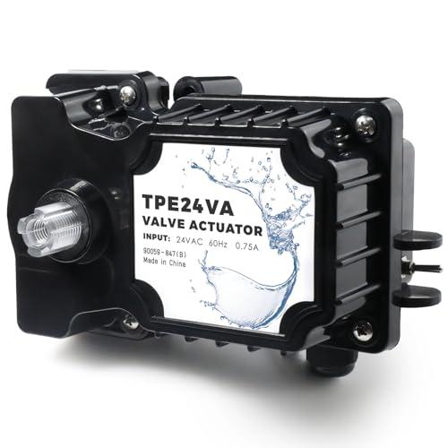 TPE24VA 24-volt Valve Actuator Control, Universal Motorized Pool Spa Valve Actuator 24V, Control Water Flow