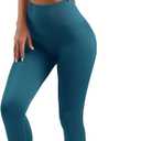 Womens Yoga Outfits 2 piece Set Workout Tracksuits Sports Bra High Waist Legging Active Wear Athletic Clothing Set (Medium, 1917 Teal Green)
