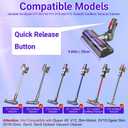 Upgrade V11 V8 Head Replacement for Dyson V11 V8 V7 V10 V15 Cordless Vacuum Cleaner, Part No. 968266-02, 968266-04, 967483-01, 967483-03, 967483-04 for Dyson Head Replacement