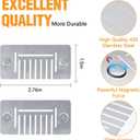 5 x Rear Grease Gate for Blackstone Griddle,Blocks Food from Falling into Rear Grease Trap & Compatible with All Blackstone Griddle Accessories