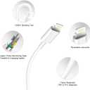 [Apple MFi Certified] iPhone Charger, 2Pack Lightning Cable Apple Charging Cords &Fast Quick USB Wall Charger Travel Block Plug Adapter for iPhone 14/13/12/11 Pro/11/X/XS MAX/XR/8/7/6s/6 Plus/AirPods