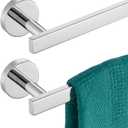 32 Inch Bathroom Towel Bar Bath Towel Rack Kitchen Towel Holder Long Towel Rails Wall Mounted SUS304 Stainless Steel 2 Pack Polished Chrome AN4001CH-L32-P2