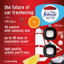 Febreze Car Air Freshener Vent Clip Old Spice Scent, .07 oz. Car Vent Clip, Pack of 4