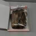 REECHO Clip in Hair Extensions - 4PCS 12" Short Curly Wavy Brown Hair Extensions with Invisible Lace Weft and Highlights