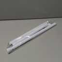 White Tension Curtain Rod for Windows 28 to 48 inch, Adjustable Expandable Pressure Spring Curtain Rod No Drilling, 7/8" Curtain Rod for Bedroom Doorway Closet Door