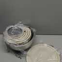 Mixing Bowls with Lids Set, 6 PCS Stainless Steel Mixing Bowls with 3 Grater Attachments, Kitchen Food Storage Organizers Nesting Mixing Bowl, Large Size 4.5, 3.5, 2.1, 1.5, 1.1, 0.7QT (Khaki)