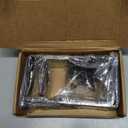 Adjustable Door Barricade Brackets, 2 x Door Security Brackets, Drop Open Bar Holder for Security Door, U Bracket Door Barricade Security Bar Bracket for Outswing Inswing Doors Gates 2x4