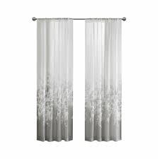 jinchan Linen Textured Curtains for Living Room Darkening Bedrooms Thermal Insulated Living Room Linen Look Gray Curtains Window Drape Single Panel, W52 x L90, Grey