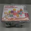 Weilim Montessori Toys Soft Stacking Building Blocks Rings Balls Sets 3 in 1 Baby Toys Bundle for Babies Sensory for Toddlers Teething Bath for Infants Learning Education Toy