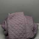 HORIMOTE HOME Quilt King Size Grayish Purple, Lightweight Quilt for Summer, Ultra-Soft Microfiber Modern Style Quilted Clouds Pattern Bedspread Quit Set 3 Pieces(1 Quilt and 2 Pillow Shams)