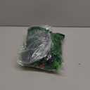 2m*11cm Simulated Madder with Lace Strips Thicked Stripes Christmas Garland Wedding New Year Party Decor (Dark Green with Green Edges)