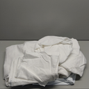 100% Organic Cotton Sheets Set - GOTS Certified, 300 Thread Count, Deep Pocket Sateen Sheet Set - Hypoallergenic, All-Season, Breathable, Soft Sheet Set (Queen - White)