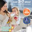 Bottle Warmer, Grownsy 8-in-1 Fast Baby Bottle Warmer with Timer, Safe for Breastmilk Nutrients, Accurate Temperature Control, with Defrost, Sterili-zing, Keep Warm, Heats Baby Food & Bottles