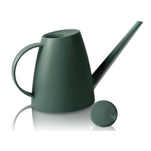 Watering Can for Indoor Outdoor Plants, Modern Small Watering Cans with Removable Nozzle, Long Spout Watering Can for Indoor Bonsai Plants Garden Flowers 1/2 Gallon 1.8L 60OZ, Dark Green