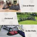 Rest-Eazzzy Cat Tent Outdoor, Pet Enclosure Tent Suitable for Cats and Small Animals, Indoor Playpen Portable Exercise Tent with Carry Bag(Pet Tent& Tunnel) Small
