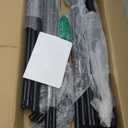 VIVOSUN 7Ft. Arch Trellis for Climbing Plants, 7 x 6 x 7ft Tall Metal Tunnel Trellis, Lightweight Metal Plant Support Archway with Nylon Netting for Climbing Vine, Vegetables, Fruits, Flowers, Black