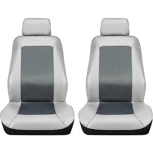PILOT ANTIMICROBIAL DI SLATE GRAY SEAT COVER PAIR WITH MCRBN