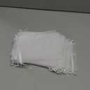 ANZNKU 50 Pack White Organza Bags 5 x 7 in, Small Mesh Gift Bags Bulk Drawstring for Wedding Party Favors, Little Goodie Bag for Candy Jewelry Soap Makeup, Treat Sachet Pouch for Mothers Gifts Wrap