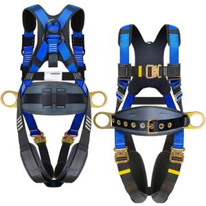 Fall Arrest Safety Harnesses Full Body Protection Roofing Harness Construction Harness 5 Point Adjustment Harness Back Padded,arneses de seguridad para construccin ANSI/ASSP Compliant