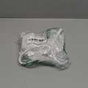 Flat Extension Cord Short 3ft, ETL Listed, NUTICT 3 Prong Indoor Extension Cord Flat Wall Plug with Outlet Cover, 13A/1625W, 900J Surge Protector, Small Outlet Extender for Kitchen Bathroom, White