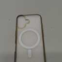 JETech Magnetic Case for iPhone 16 6.1-Inch Compatible with MagSafe, Shockproof Phone Bumper Cover, Anti-Scratch Clear Back (Clear)