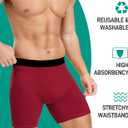 Incontinence Underwear for Men 150ML Absorbent Washable Reusable Heavy Flow Bladder Cotton Leak Proof Protective Boxer Briefs 5 Pack (Multicolor03, XXX-Large)