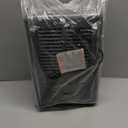 Comfort Zone Utility Space Heater, 1500W Electric Garage Heater with Adjustable Thermostat, Fan/Low/High Heat Settings, Tip-Over & Overheat Protection, Milkhouse Style, ETL Listed (Gray)