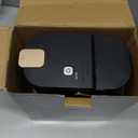 Single Serve One Cup Coffee Maker, for K Cups and Grounds, Mini Coffee Maker with Portable Handle, 6 to 12 Oz Brew Size, for Travel, Camping, Office, RV and Dorm, 120V, Black and Gold