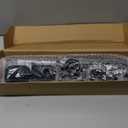 Otoolling Garland Hanger for Front Door with 4 Support Arms Garland Hanger Adjustable Fits 31.5"-80" Door Heavy Duty Christmas Halloween Decoration Holder for Wreaths and Lights, No Screws or Drilling